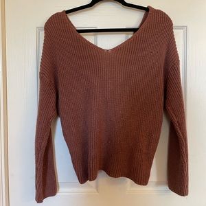 Twist back Sweater